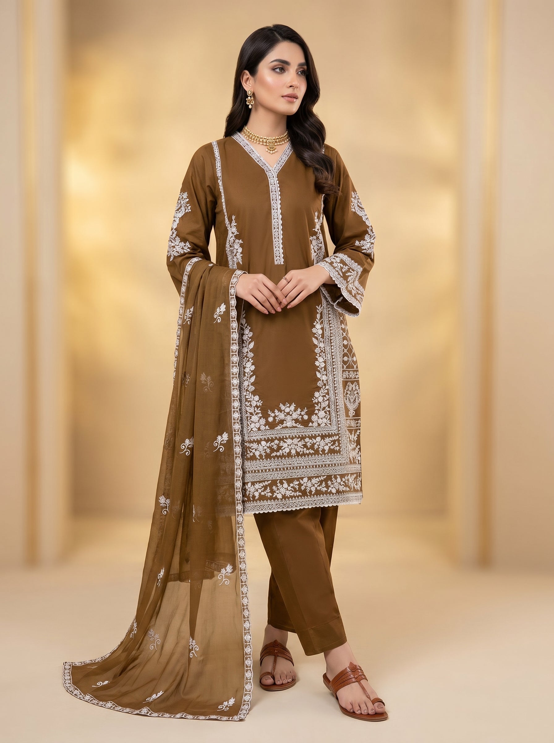 3pc pure lawn shirt,touser,dupatta