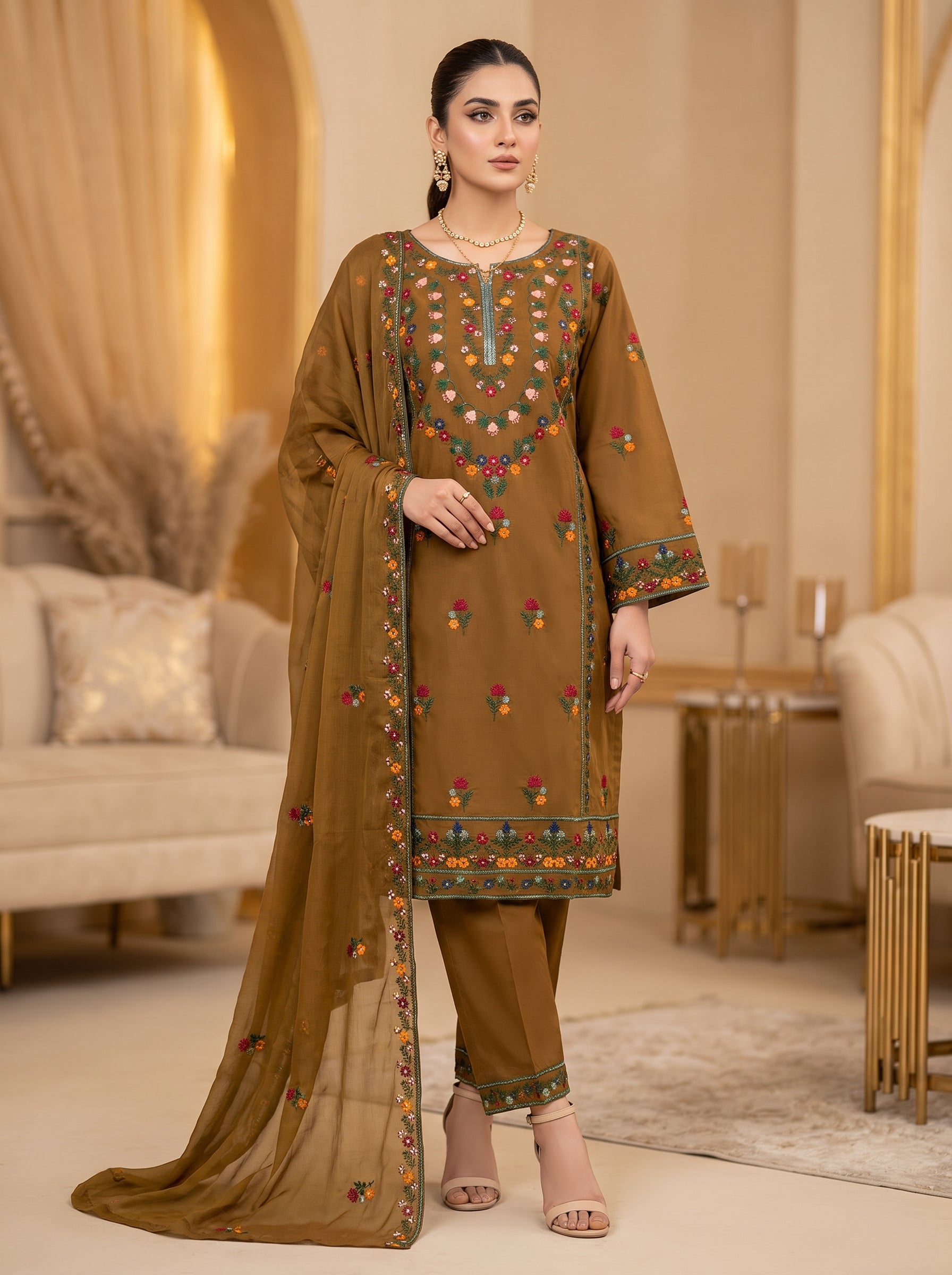 3pc pure lawn shirt,touser,dupatta