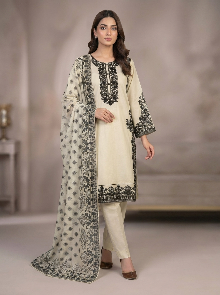 3pc pure lawn shirt,touser,dupatta