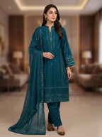 3pc pure lawn shirt,touser,dupatta