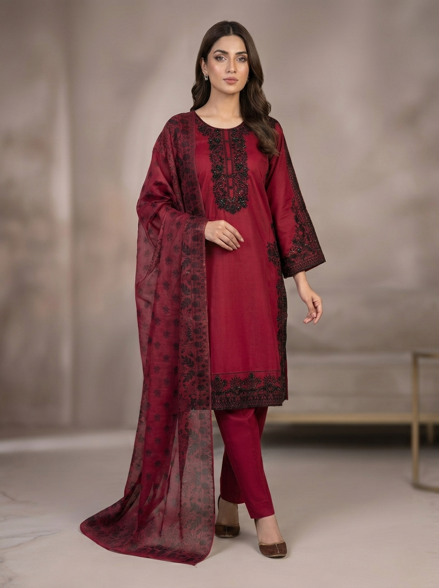 3pc pure lawn shirt,touser,dupatta