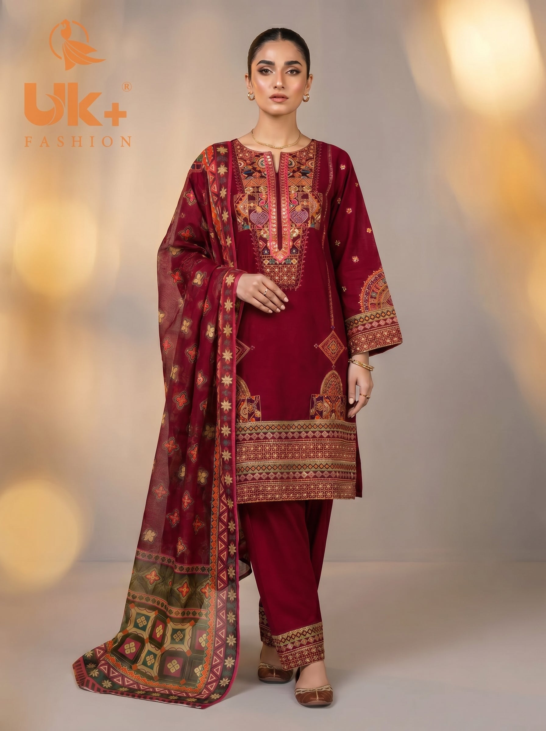 3pc pure lawn shirt,touser,dupatta