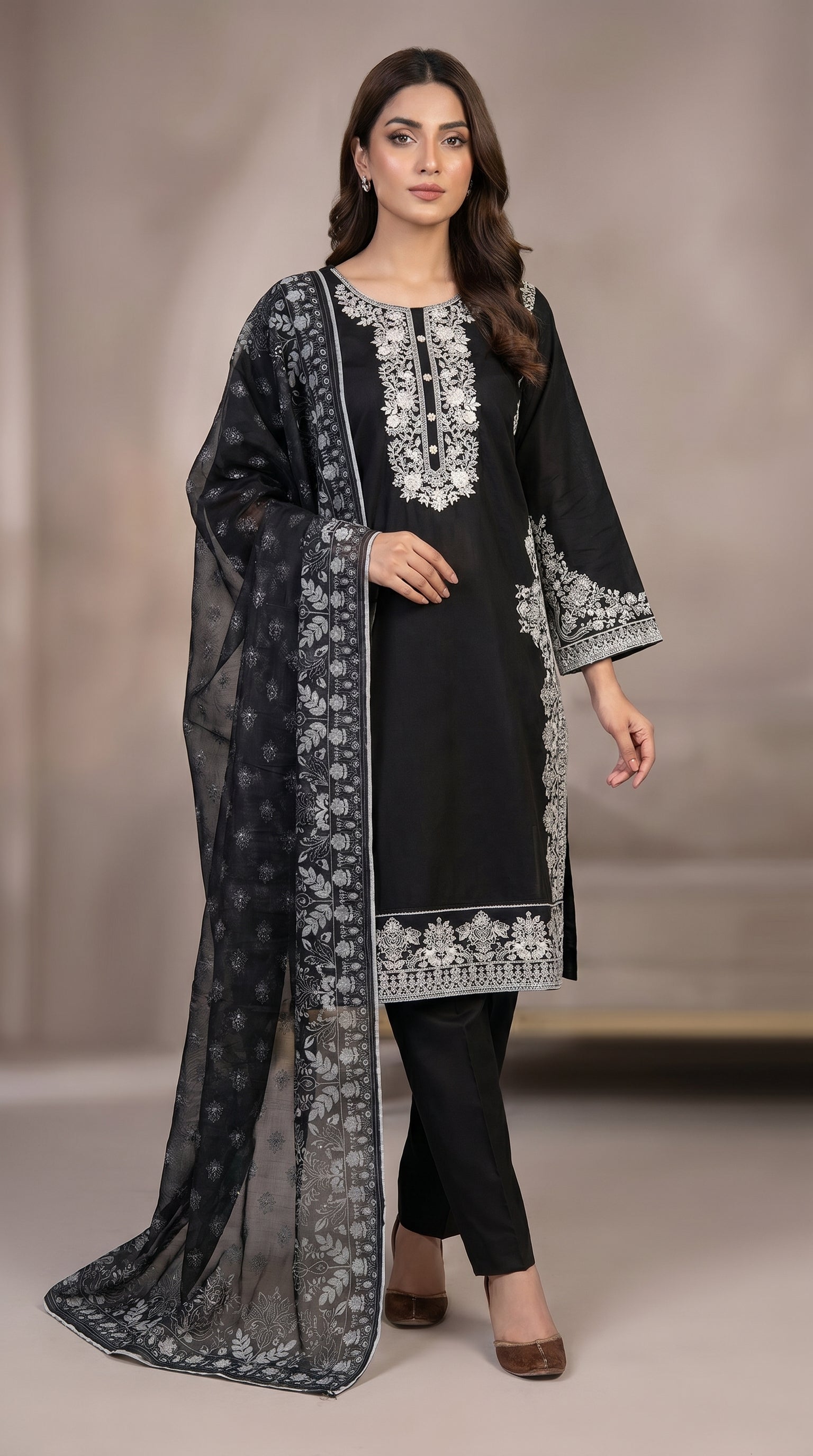 3pc pure lawn shirt,touser,dupatta