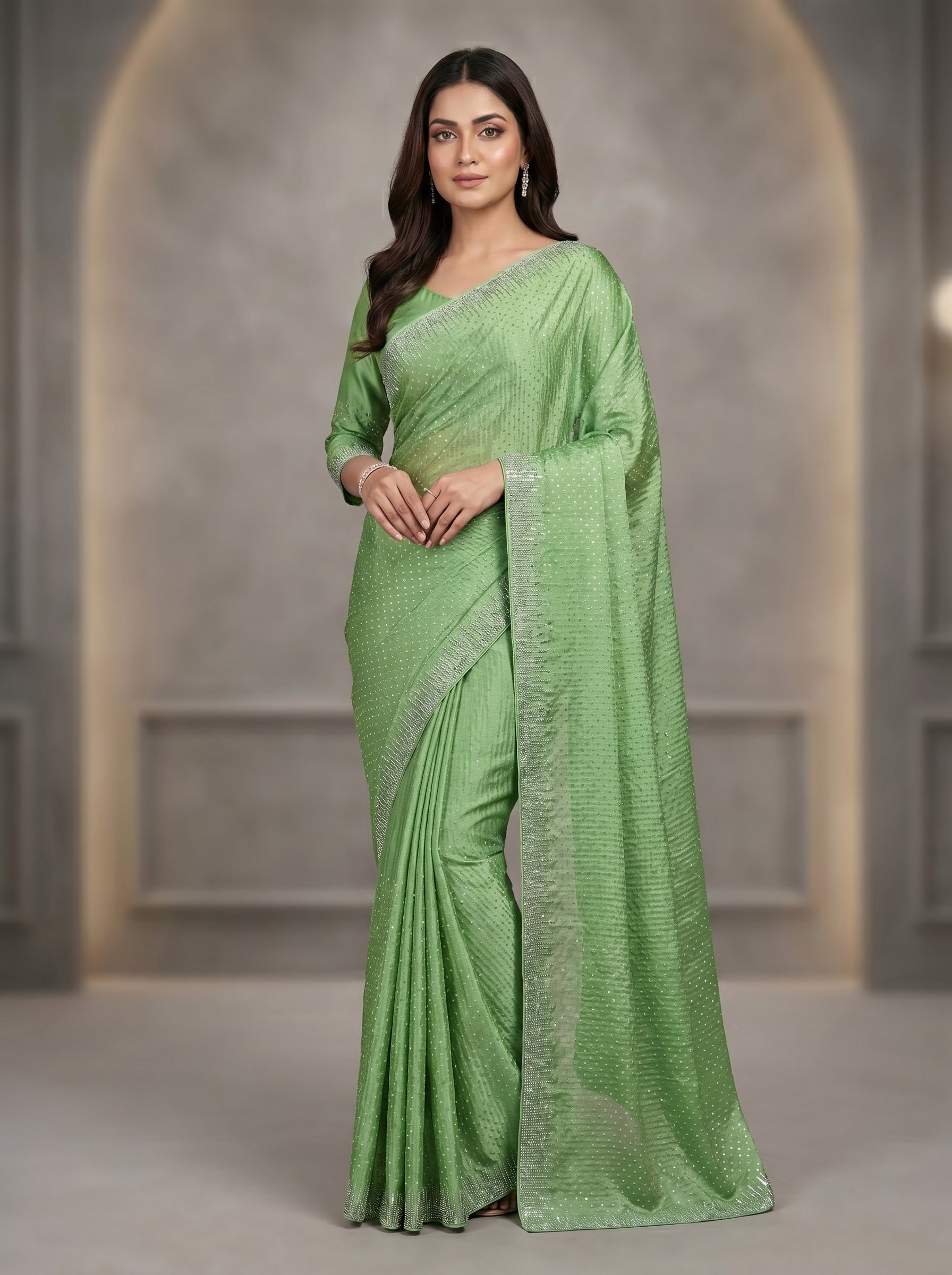 Indian stitched sari ready to wear
