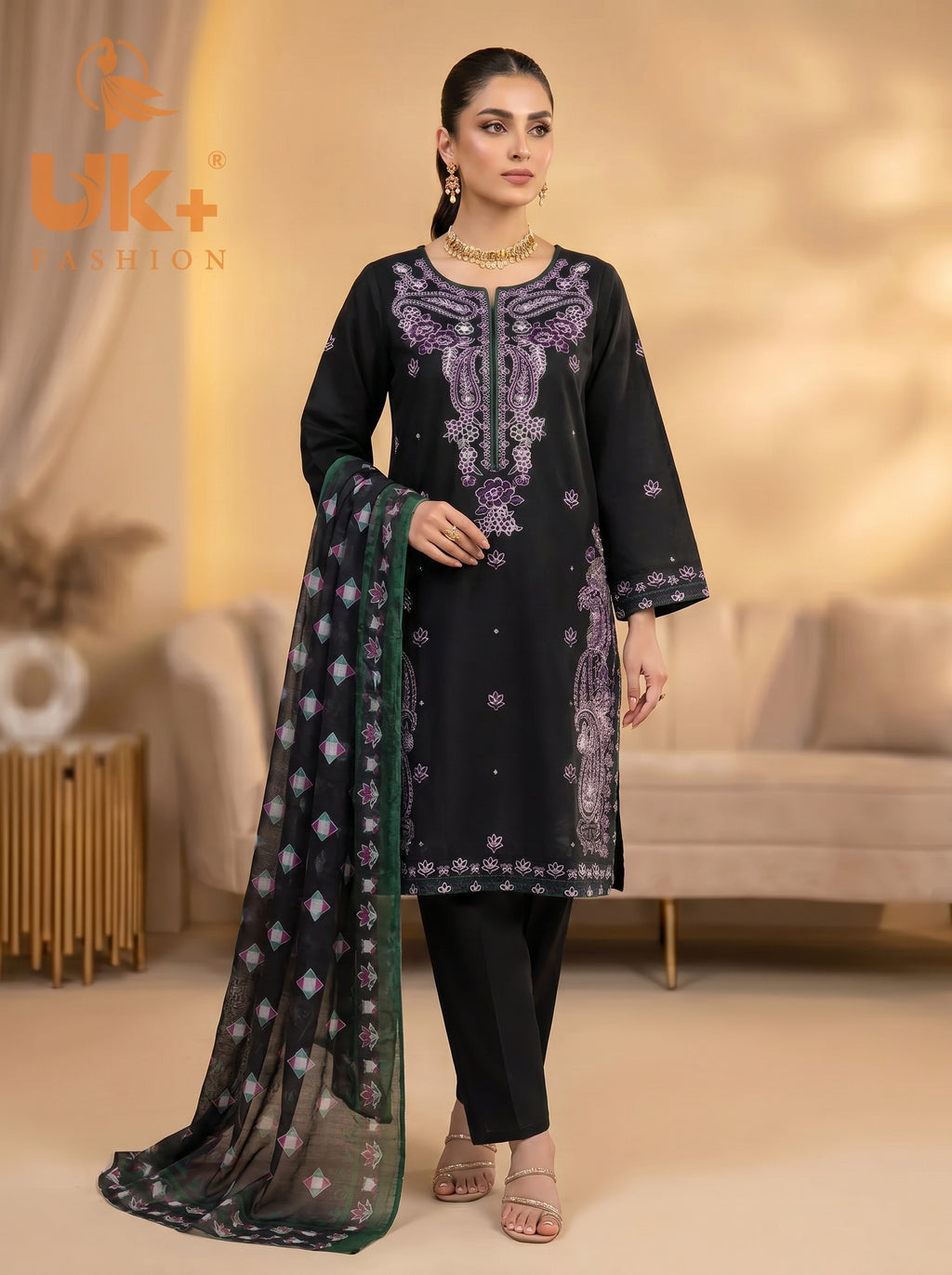 3pc pure lawn shirt,shalwar,dupatta