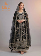 Bridal organza cancan maxi,dupatta