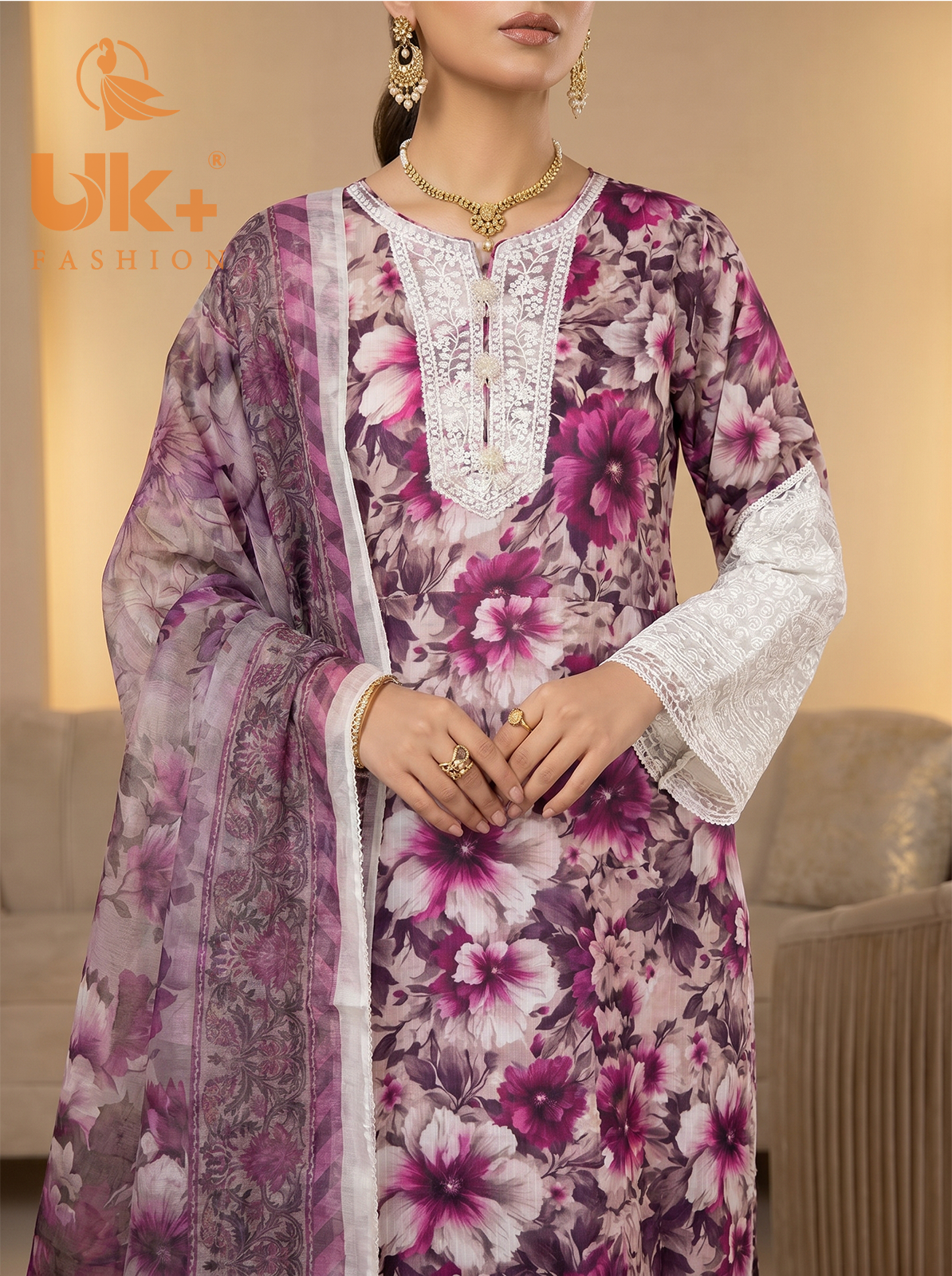 3pc pure lawn shirt,touser,dupatta