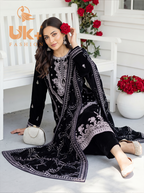 (11000) 5PC un-stitched Micro Velvet