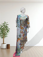 White Bona Dora Winter Silk Dress