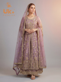 Bridal organza cancan maxi,dupatta