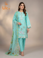 3pc pure lawn shirt,touser,dupatta